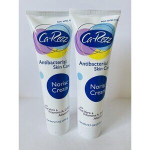 Ca-Rezz Antibacterial Skin Care Norisc Cream Aloe Vitamins 9.7oz NEW Sealed 2 Pk